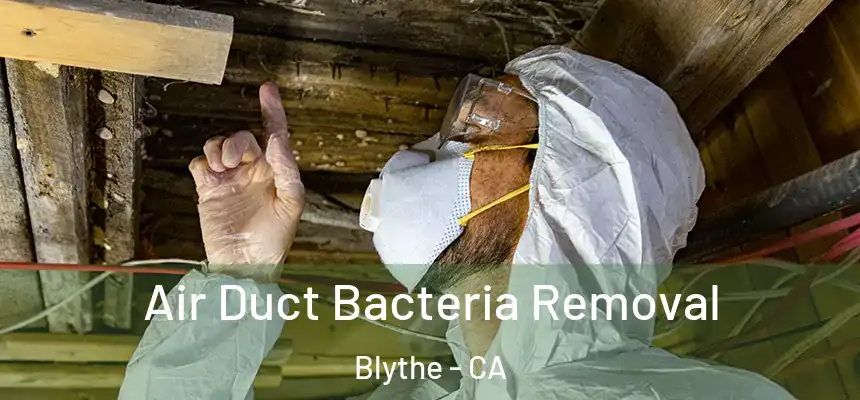 Air Duct Bacteria Removal Blythe - CA